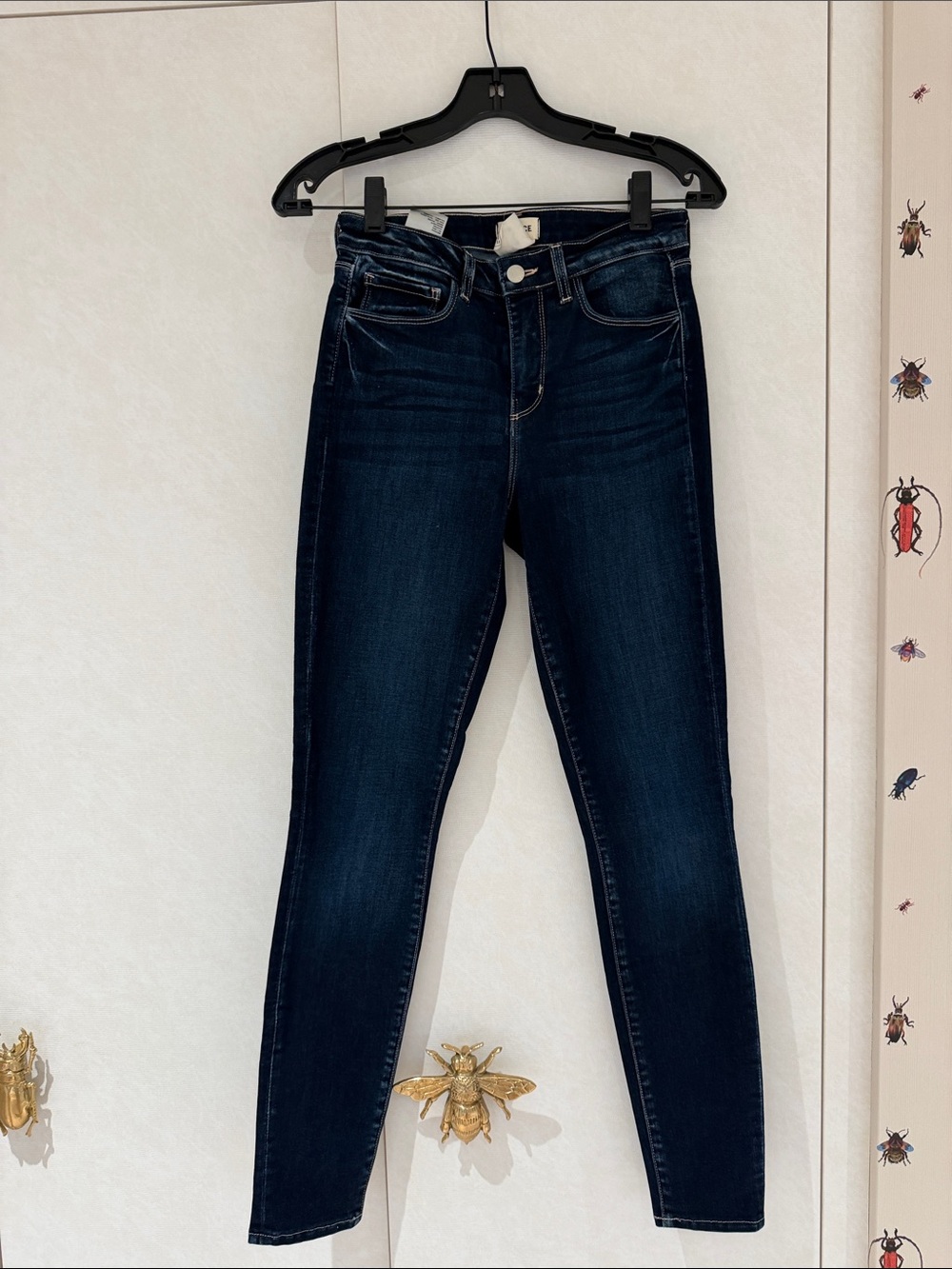 L'AGENCE Dark Indigo Skinny Jeans